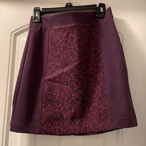 American Eagle geometric print mini skirt